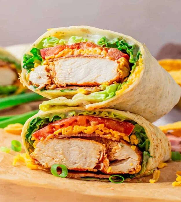 chicken bacon ranch wrap